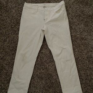 SOLD WHITE LOFT cropped pants size 8